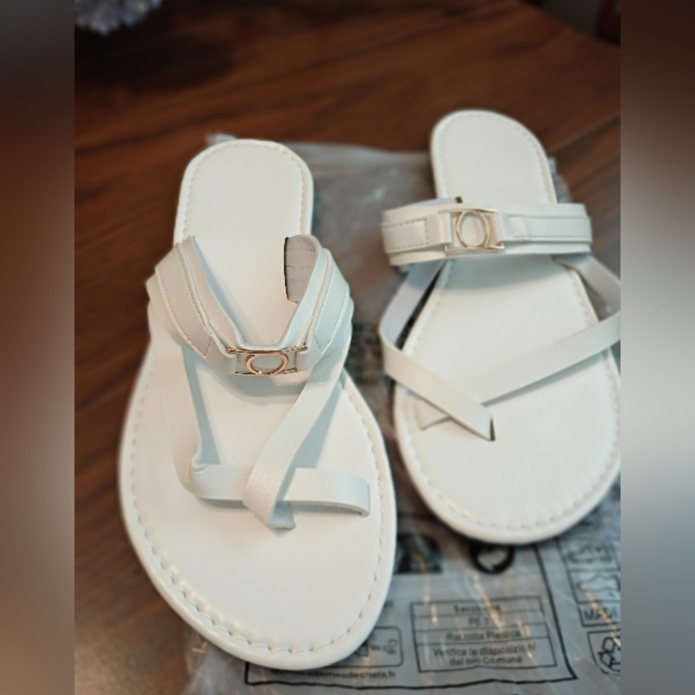 Elegant White Sandals